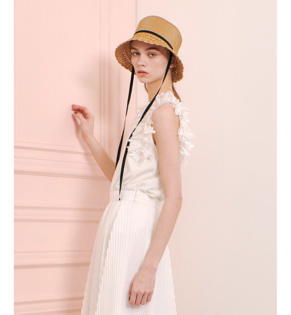 LOULOU WILLOUGHBY「【LOULOU WILLOUGHBY】アームレースプルオーバー」|ニット・セーター|