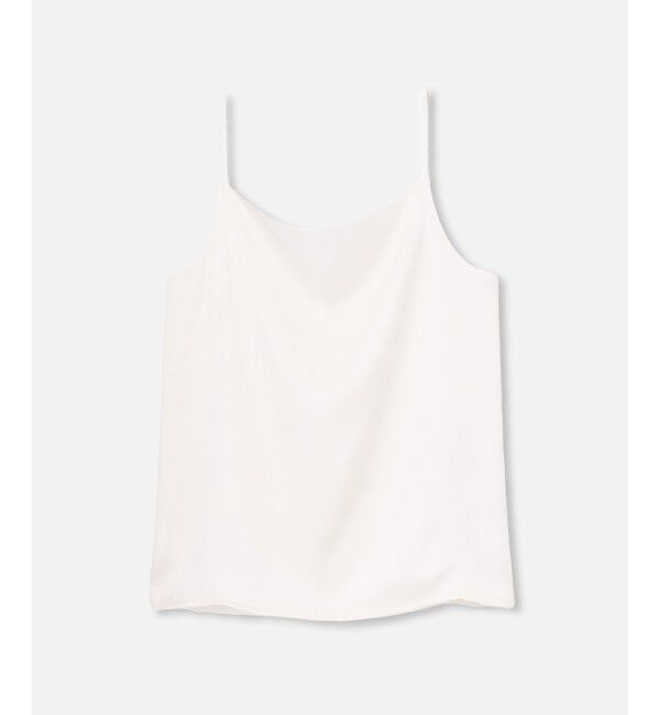 LOULOU WILLOUGHBY「◇【LOULOU WILLOUGHBY】サテンキャミソール」|Tシャツ・カットソー|ホワイト