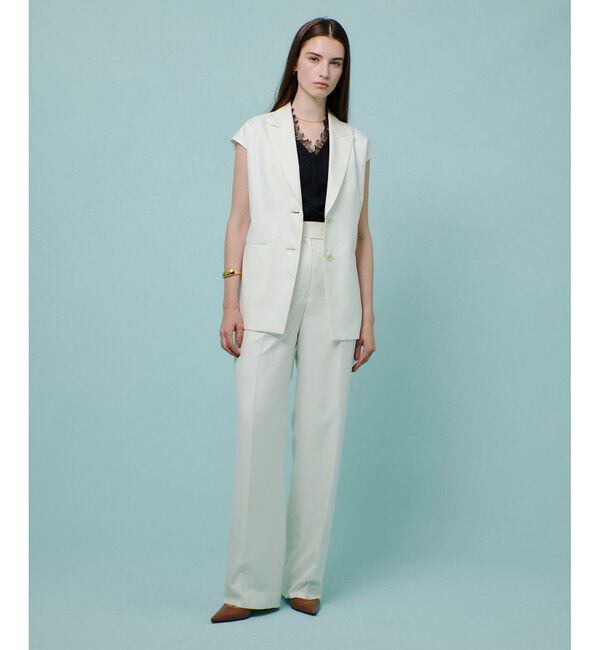 allureville「エアリービエラテーラードジレ」|ベスト・ジレ|