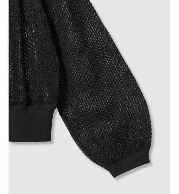 LOULOU WILLOUGHBY「【LOULOU WILLOUGHBY】柄編みニットブルゾン」|カーディガン|