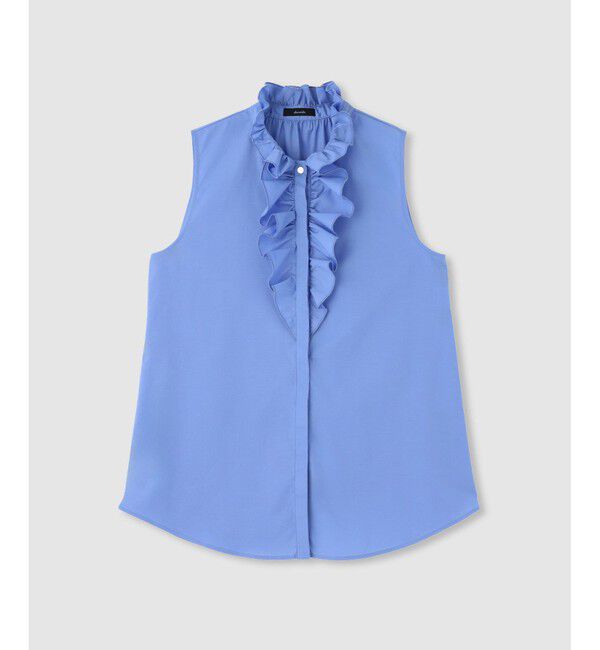 allureville「フロントフリルノースリブラウス」|シャツ・ブラウス|