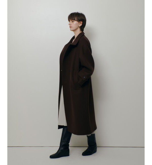 allureville「ダブルビーバースタンドコート」|ダッフルコート|