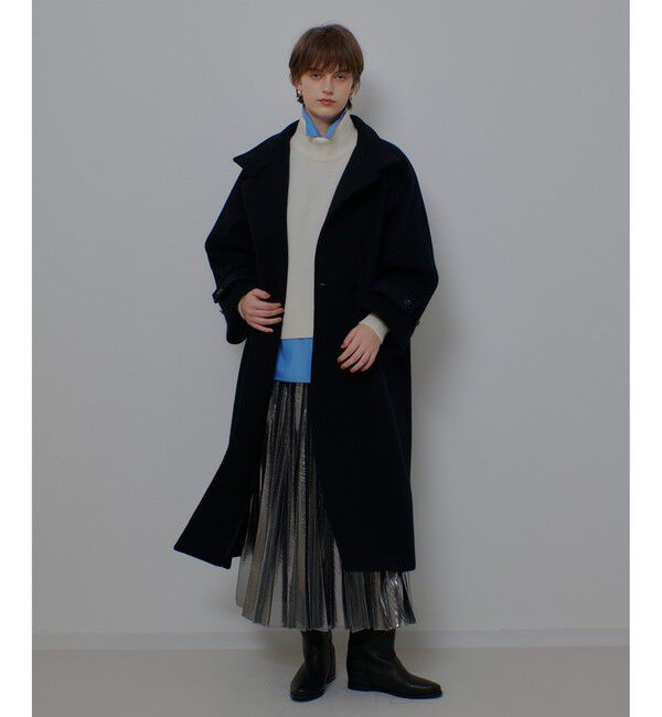 allureville「ダブルビーバースタンドコート」|ダッフルコート|