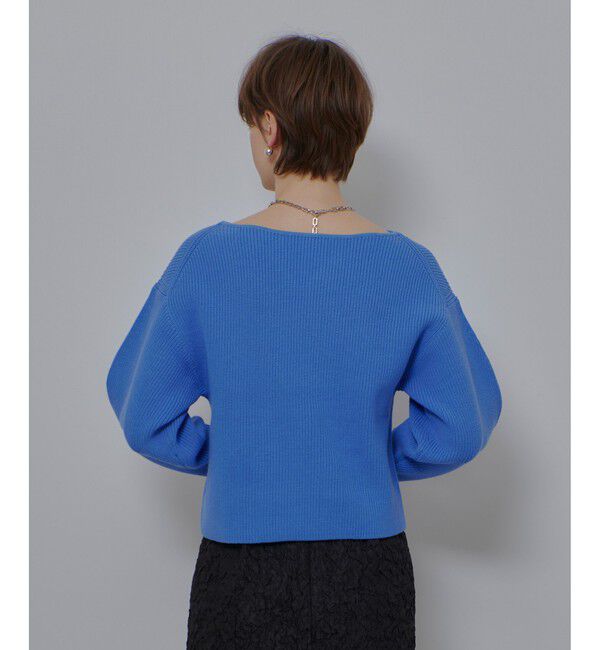 allureville「ハートネックプルオーバー」|ニット・セーター|