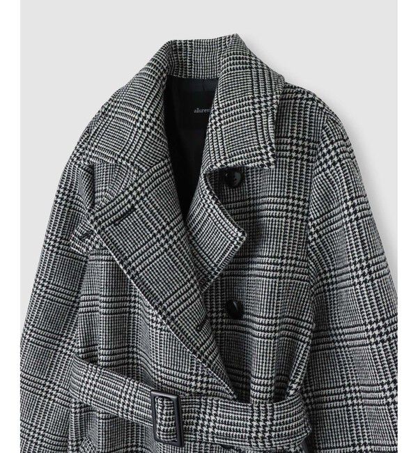 allureville「スプリットラグランロングコート」|ダッフルコート|