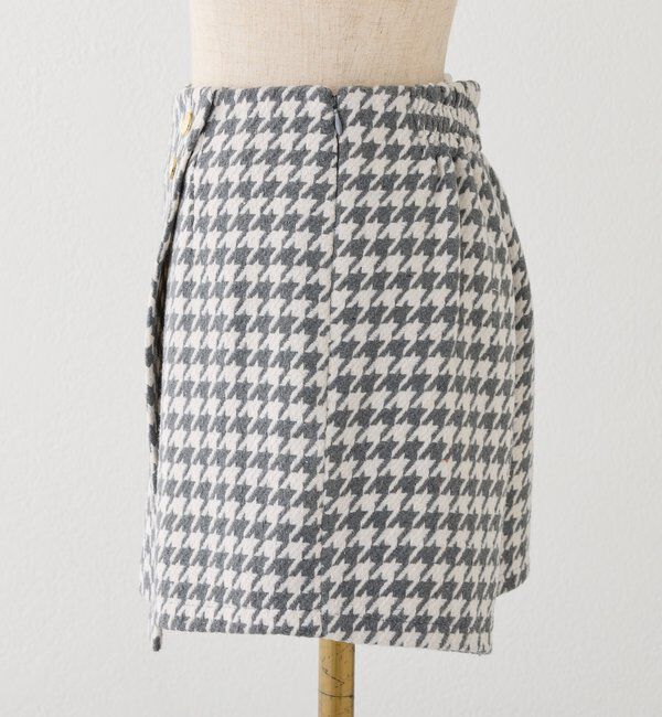  「金ボタン付スタイルアップスカショーパン」|スカート|