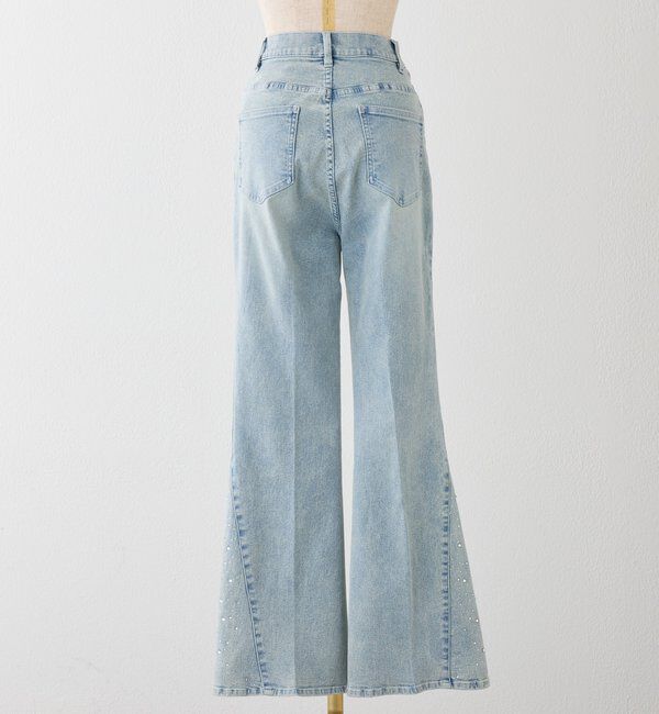  「サイドビジューフレアーデニム」|その他|