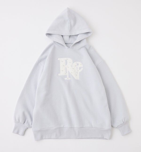  「キルティングロゴゆるパーカー」|プルオーバー|