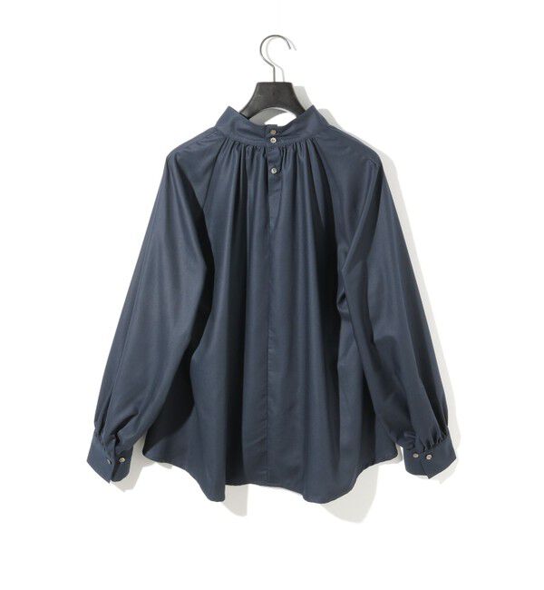 MIDIUMISOLID「MIDIUMISOLID for Ladies ハイネックギャザーブラウス(SOPHISTICATE)」|シャツ・ブラウス|