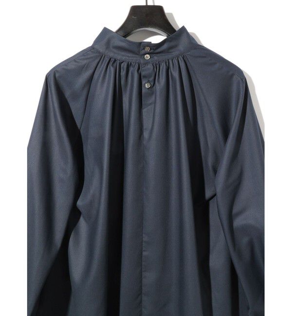 MIDIUMISOLID「MIDIUMISOLID for Ladies ハイネックギャザーブラウス(SOPHISTICATE)」|シャツ・ブラウス|