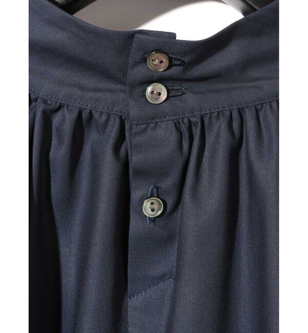 MIDIUMISOLID「MIDIUMISOLID for Ladies ハイネックギャザーブラウス(SOPHISTICATE)」|シャツ・ブラウス|