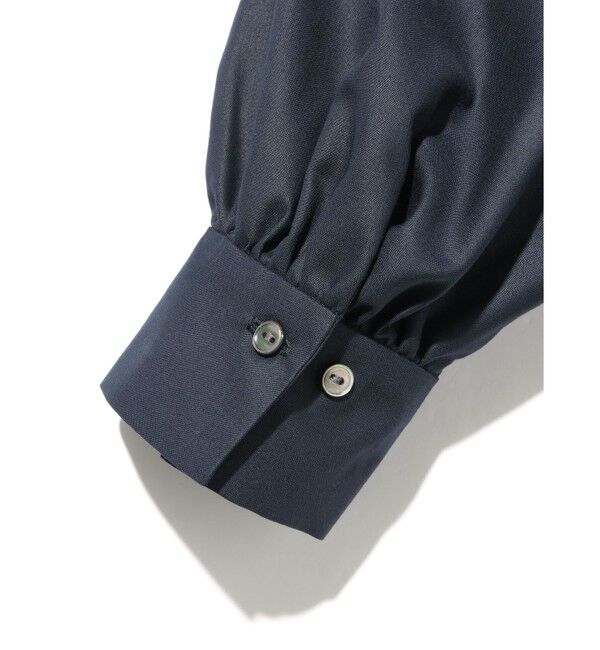 MIDIUMISOLID「MIDIUMISOLID for Ladies ハイネックギャザーブラウス(SOPHISTICATE)」|シャツ・ブラウス|