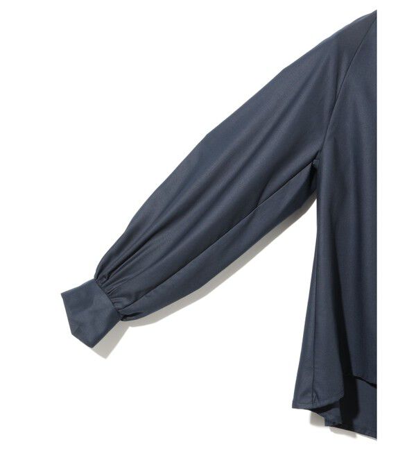 MIDIUMISOLID「MIDIUMISOLID for Ladies ハイネックギャザーブラウス(SOPHISTICATE)」|シャツ・ブラウス|