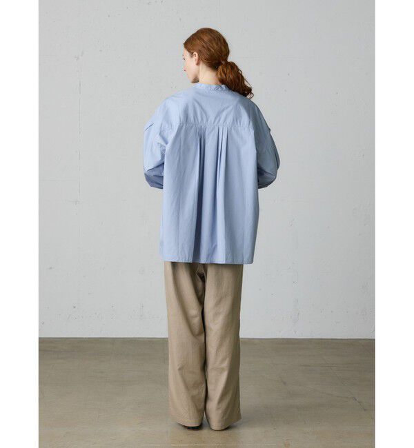 MidiUmi「MidiUmi タックスリーブシャツ」|シャツ・ブラウス|