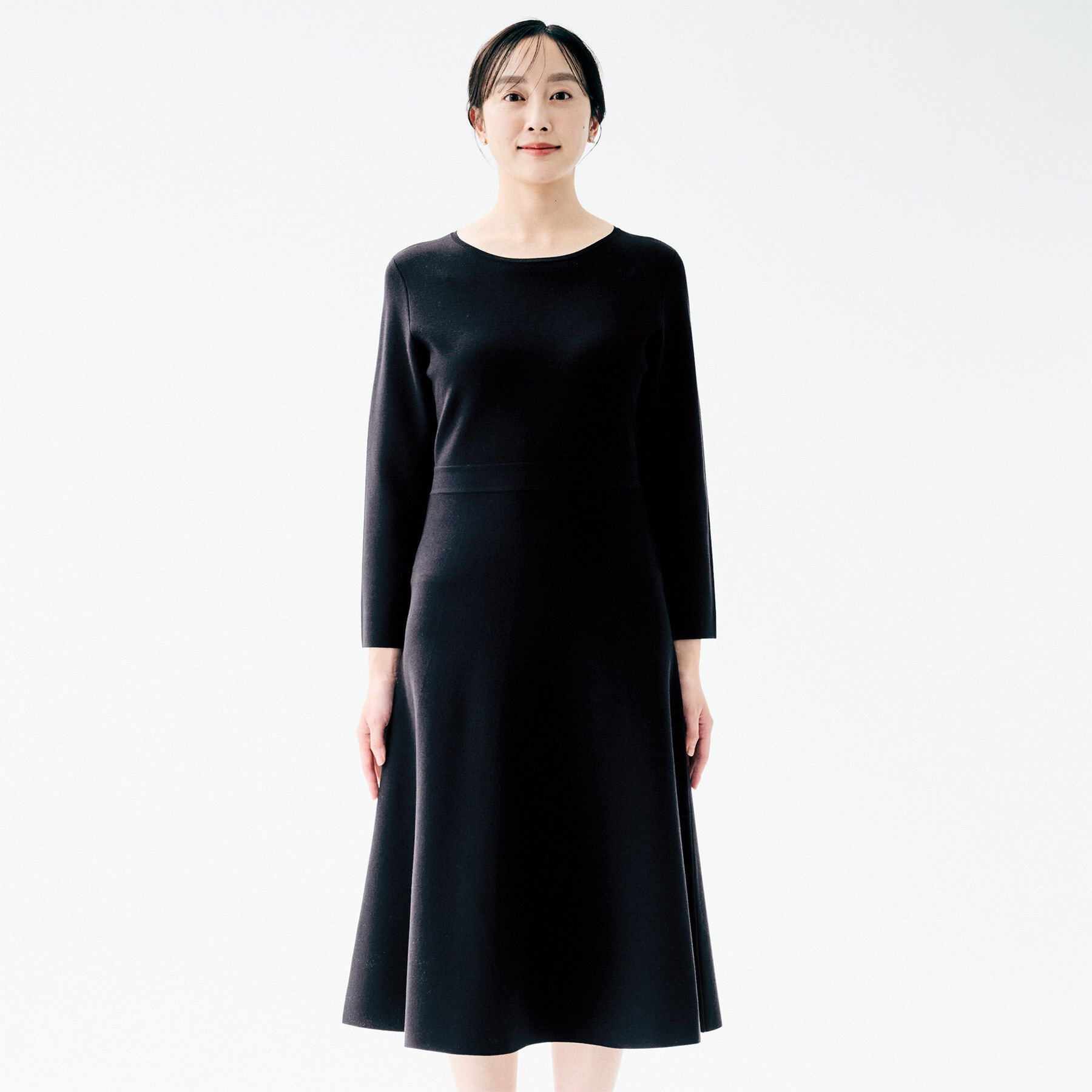 UNTITLED「【洗える/ストレッチ性/フォーマル】ニットワンピース」|ワンピース|