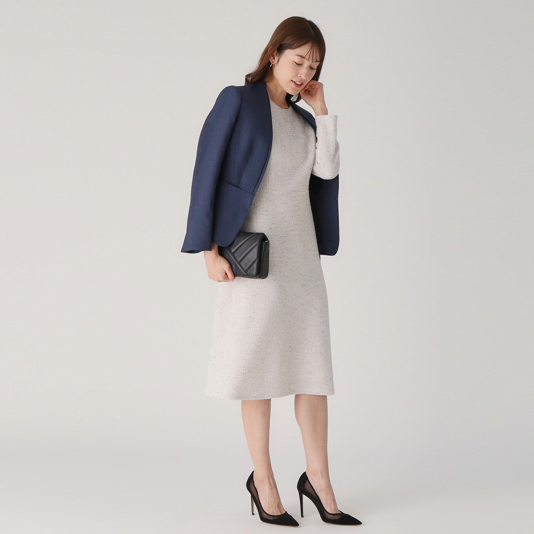 COUP DE CHANCE「【洗える／日本製／スーツ可】ノーカラージャケット」|テーラードジャケット|