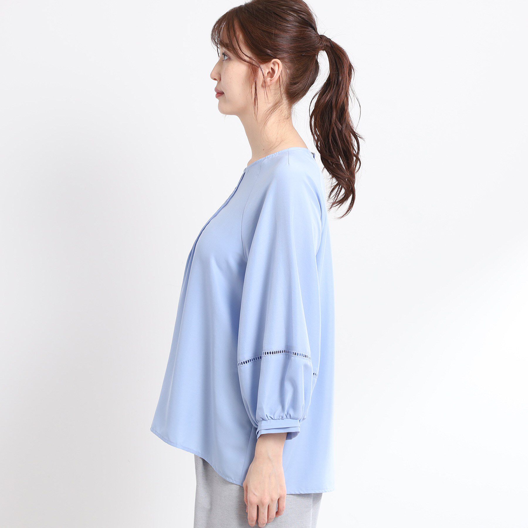 Reflect「【E‐QUALITY／手洗い可】ピンタックブラウス」|シャツ・ブラウス|