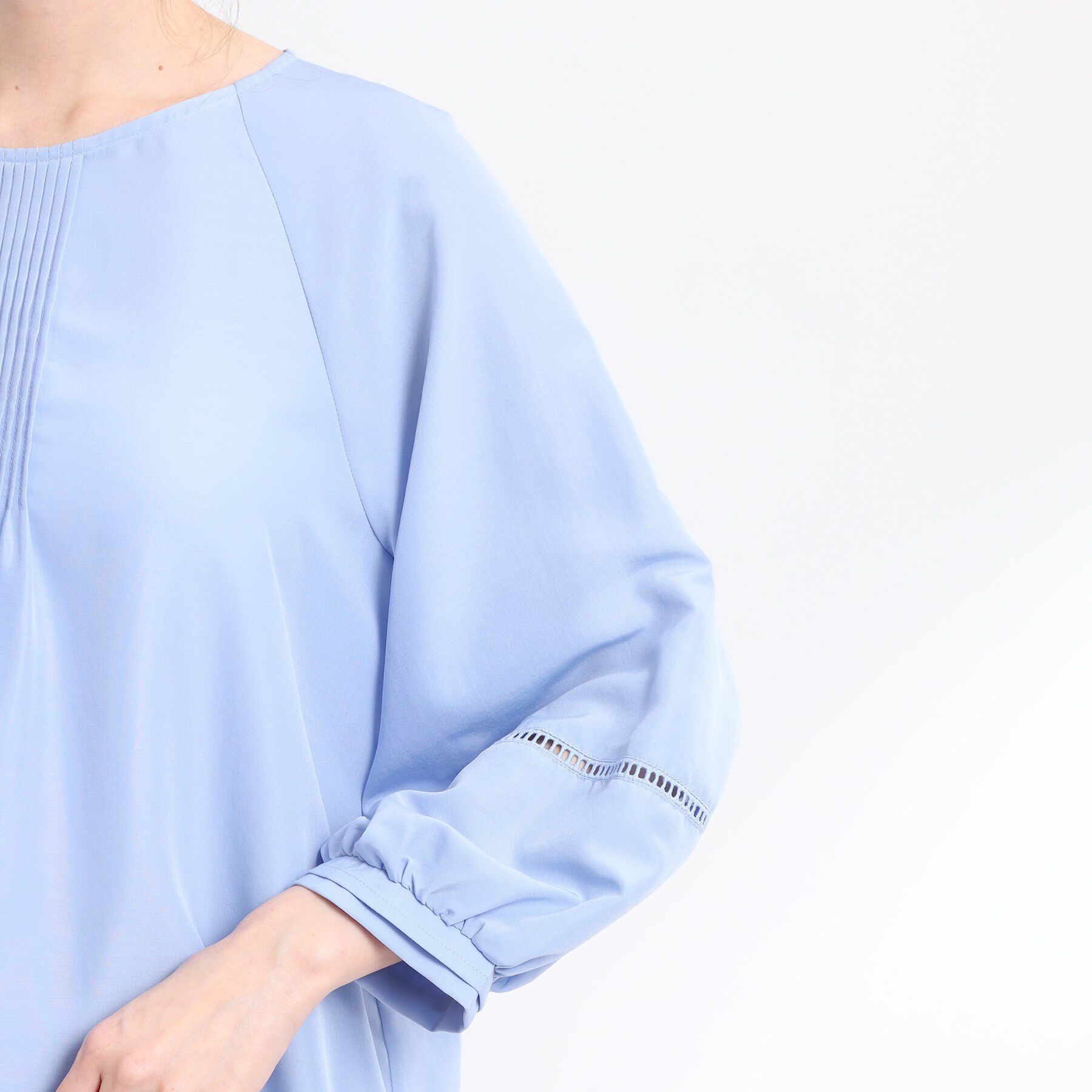 Reflect「【E‐QUALITY／手洗い可】ピンタックブラウス」|シャツ・ブラウス|