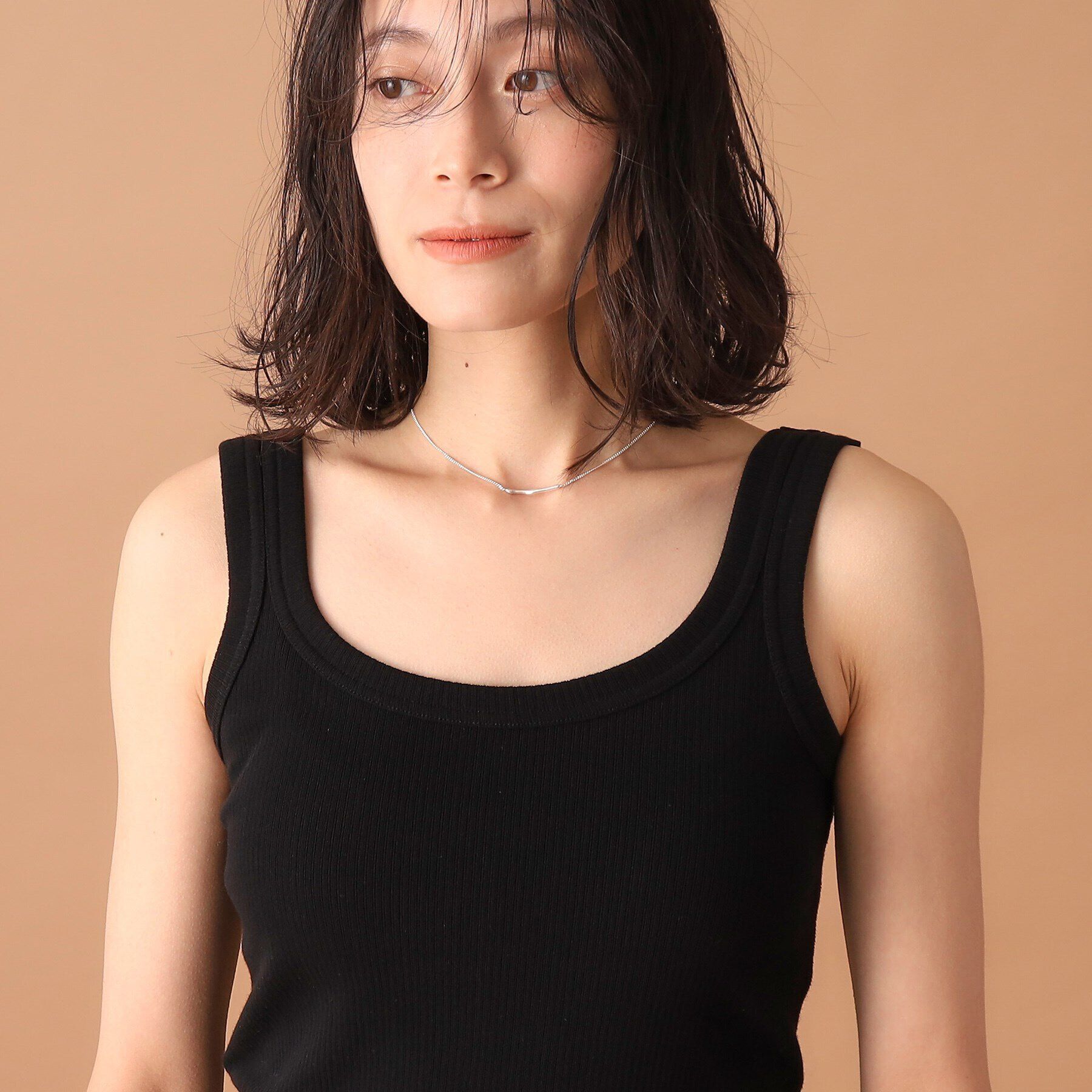 DRESSTERIOR「【洗える／インナーやメインにも大活躍】ランダムテレコタンクトップ」|キャミソール|