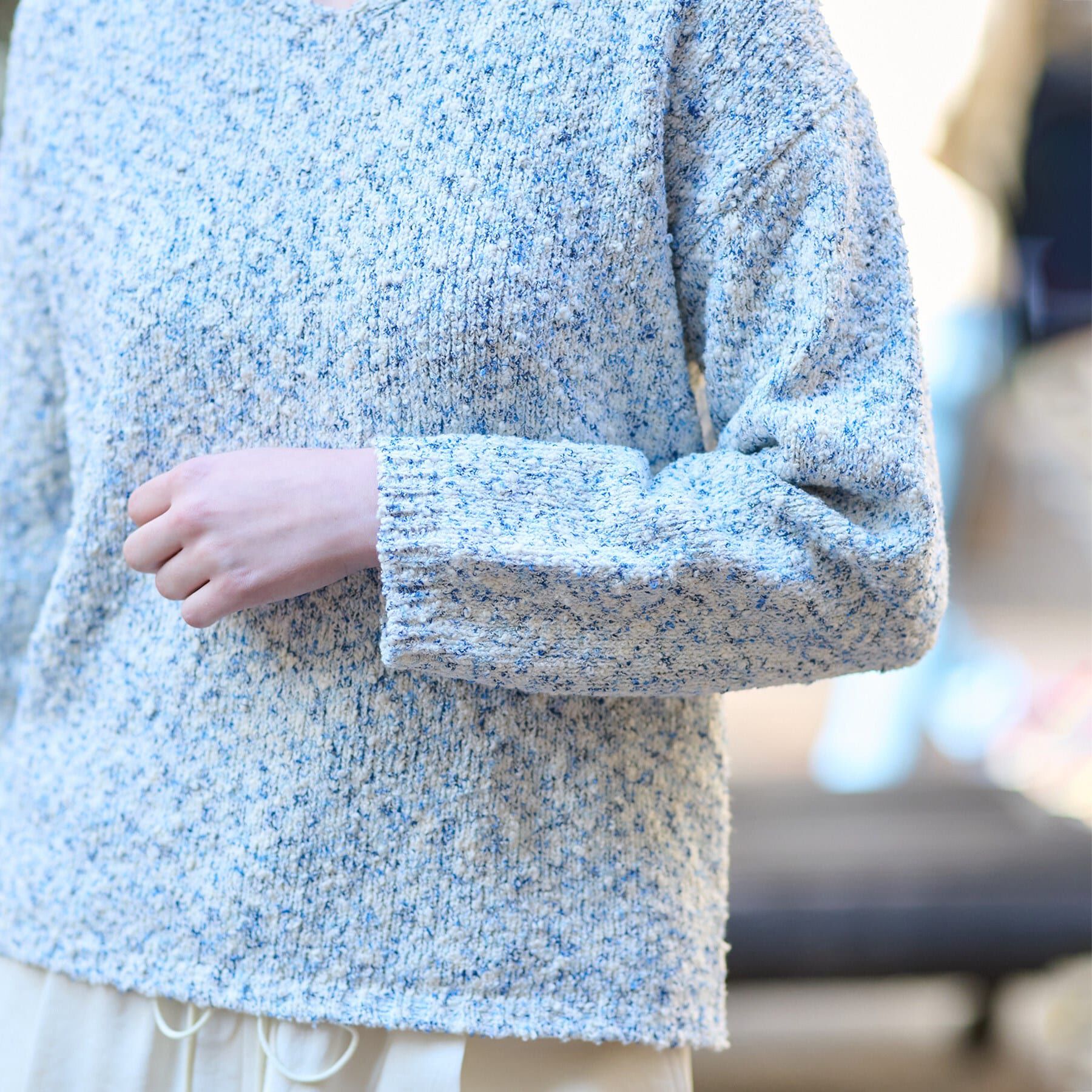 DRESSTERIOR「ツイーディプルオーバーニット」|ニット・セーター|