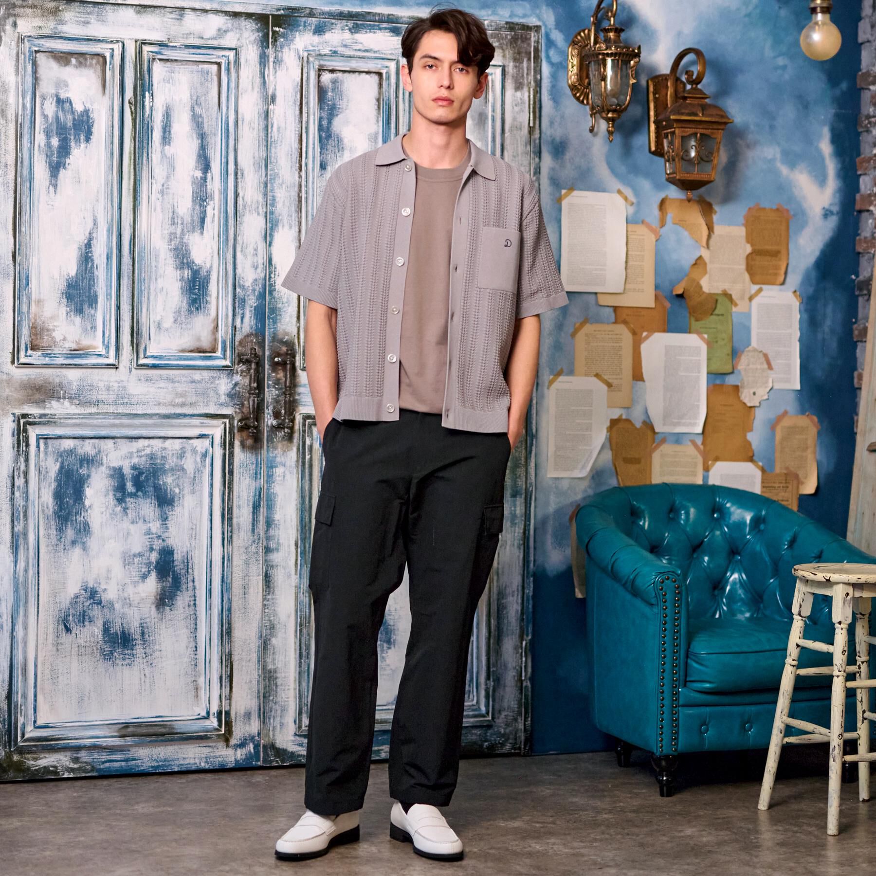 DRESSTERIOR「【Safari5月号掲載】オーガニックコットン キューバニットシャツ」|ニット・セーター|