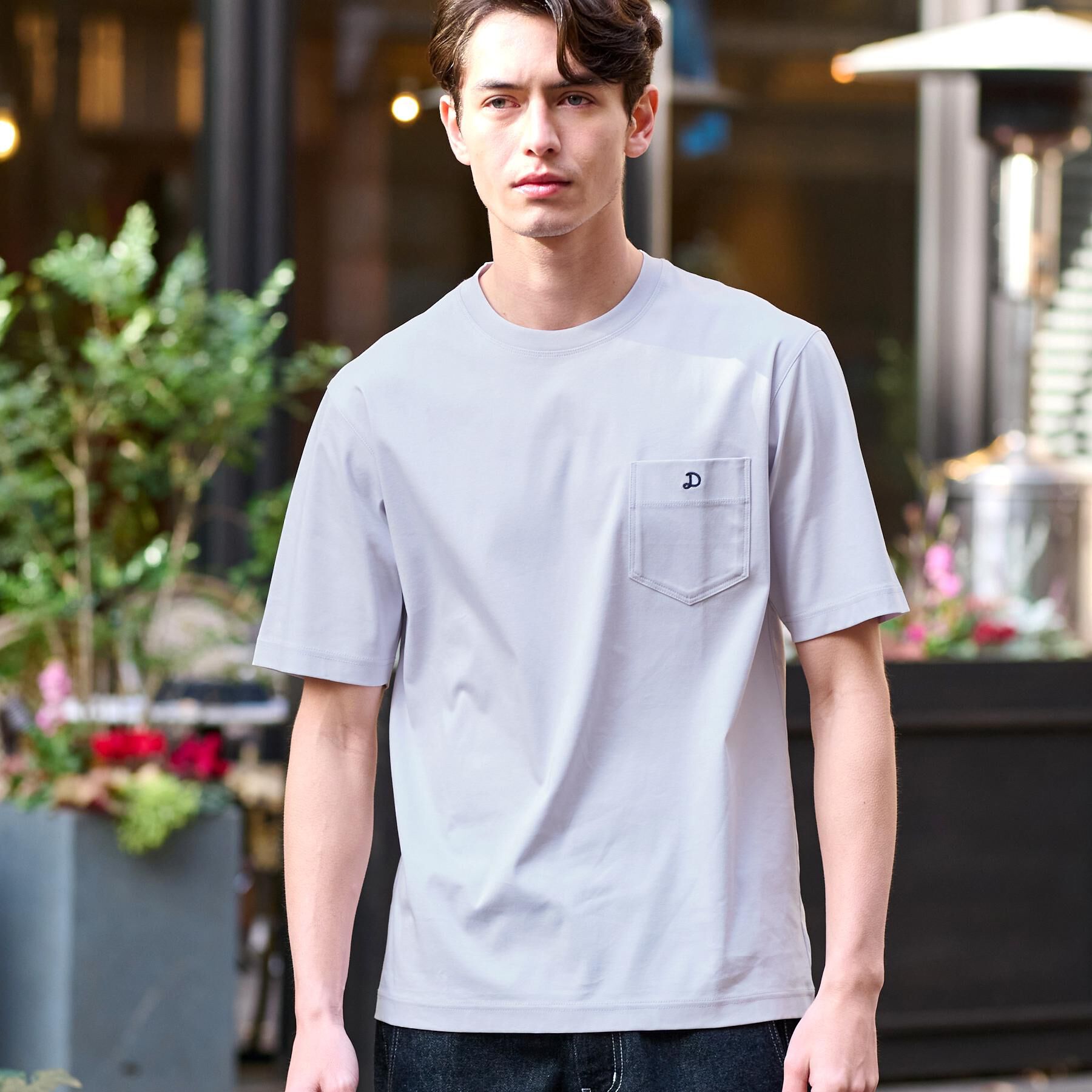 DRESSTERIOR「【接触冷感/抗菌防臭/消臭】ICE CLEAR COTTON ポケットTシャツ」|Tシャツ・カットソー|