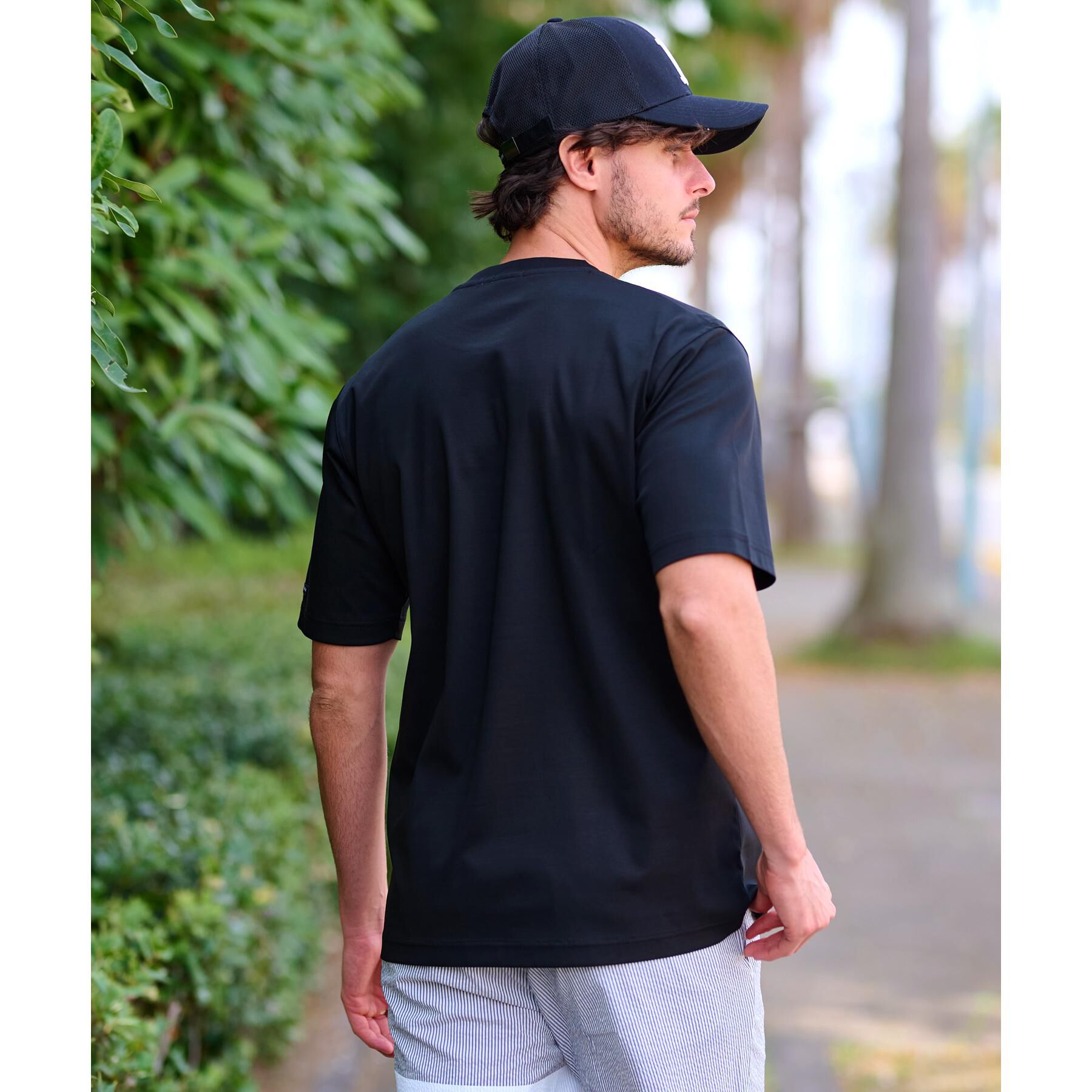 DRESSTERIOR「【接触冷感／抗菌防臭／消臭】ICE CLEAR COTTON キャットTシャツ」|Tシャツ・カットソー|