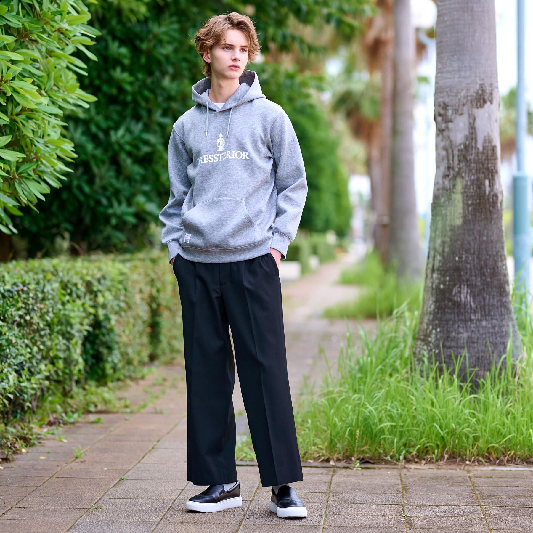 DRESSTERIOR「ストレッチポンチ フーディ」|パーカー|