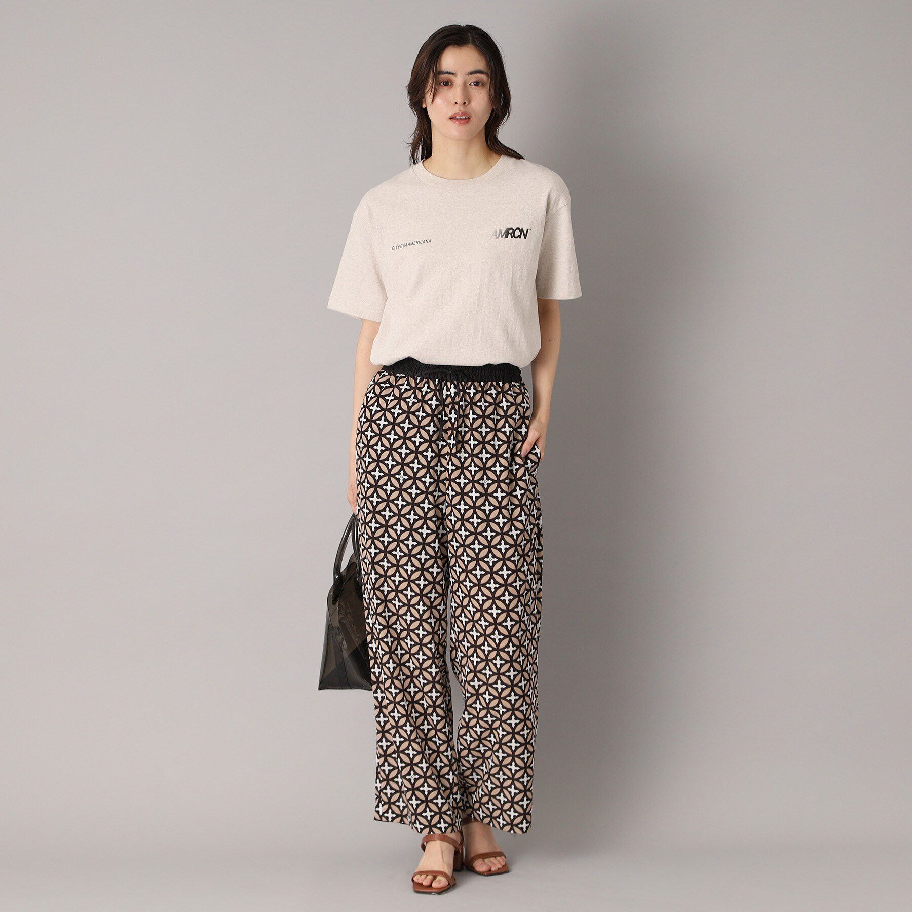 DRESSTERIOR「Americana（アメリカーナ） AMRCN ロゴTシャツ」|Tシャツ・カットソー|