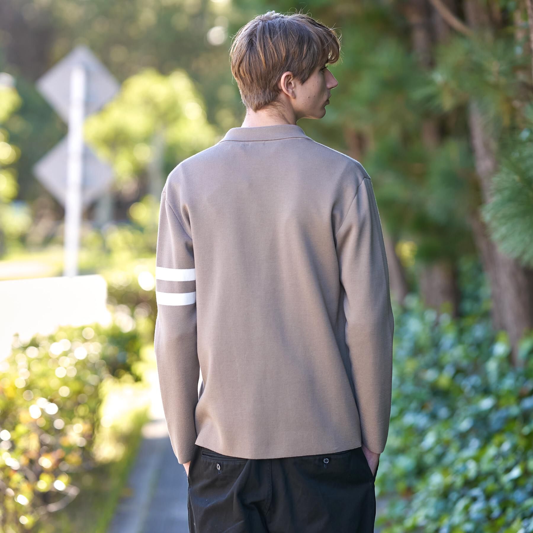 DRESSTERIOR「スプリング ニットジャケット」|カーディガン|