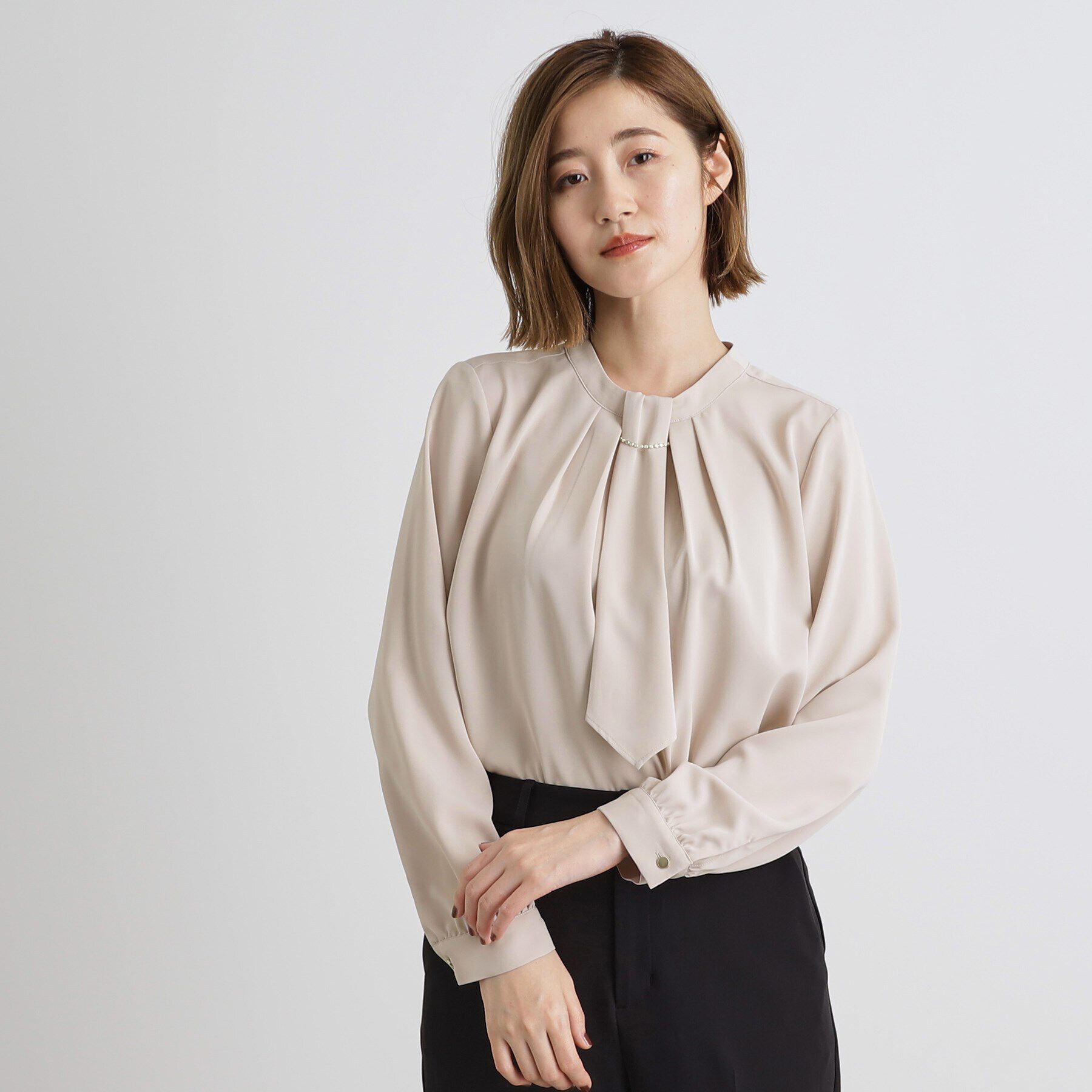 grove「マルチWAYボウタイブラウス」|シャツ・ブラウス|