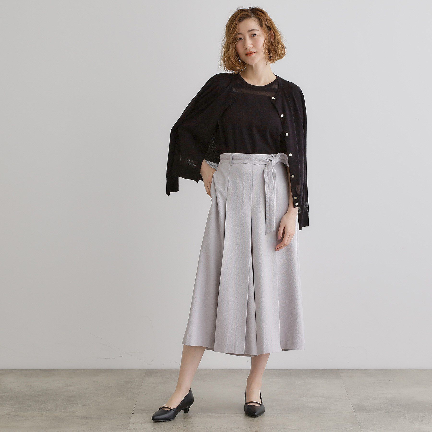 grove「サッシュベルトスカートライクパンツ」|その他|
