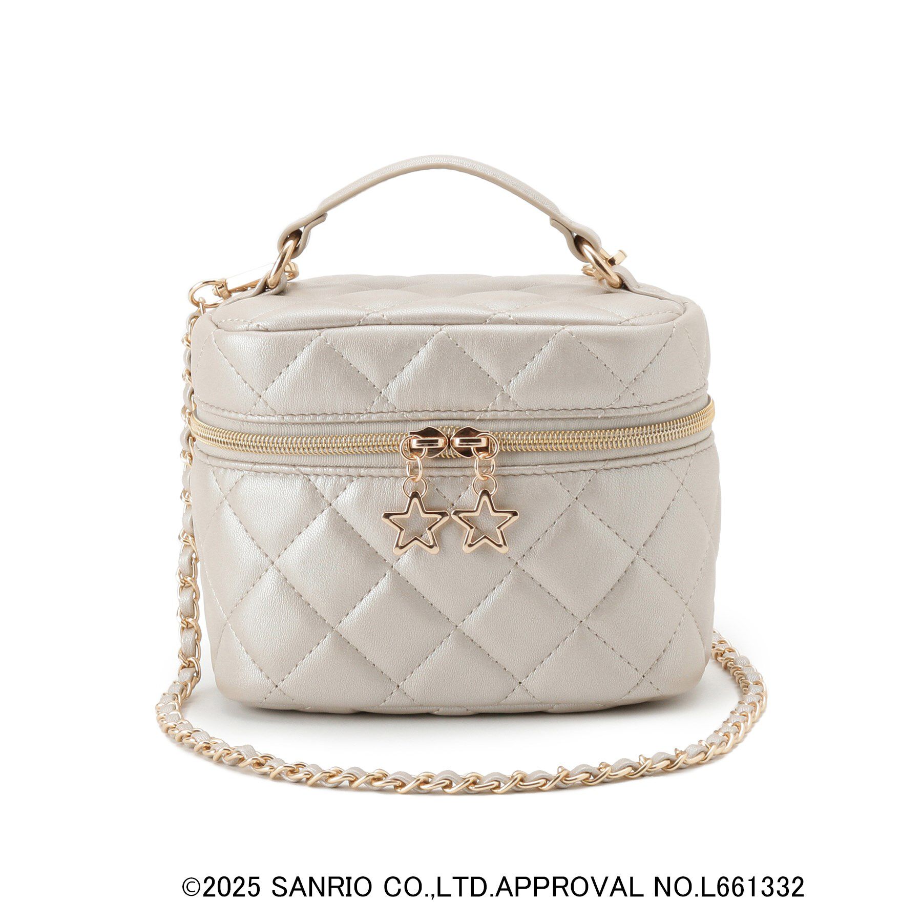 grove「【Kiki＆Lalaコラボ】キルティングバニティショルダー」|ショルダー・メッセンジャー|ゴールド(007)