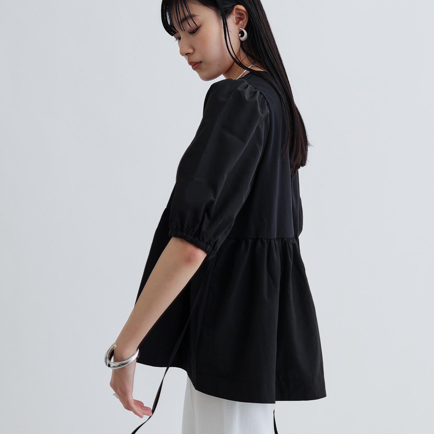 GALLEST「ハートネックペプラムカットソー」|Tシャツ・カットソー|