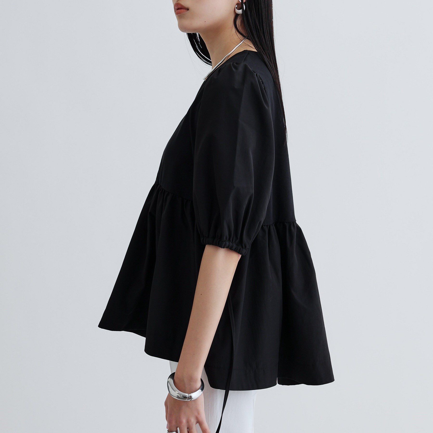 GALLEST「ハートネックペプラムカットソー」|Tシャツ・カットソー|