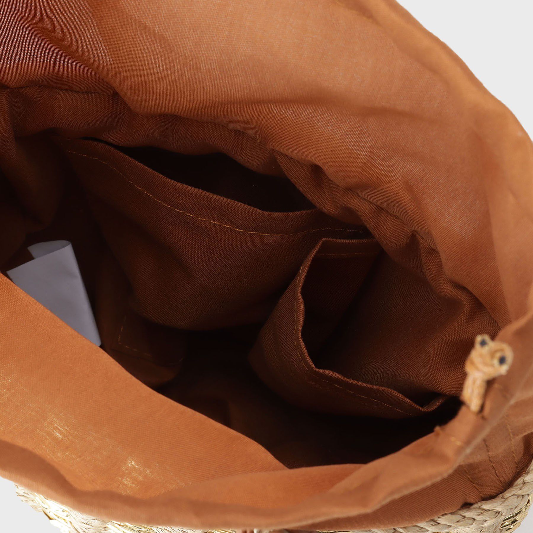 GALLEST「メタリック編込みかごバッグ」|ハンドバッグ|