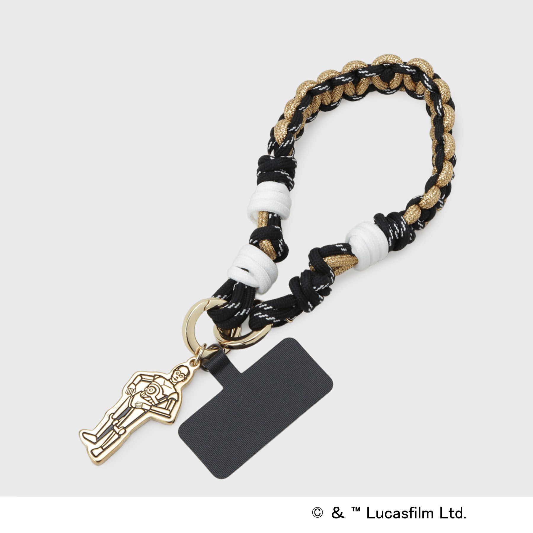 tk.TAKEO KIKUCHI「【STAR WARS】Capsule Collection スマホストラップ」|ストラップ|ゴールド(507)