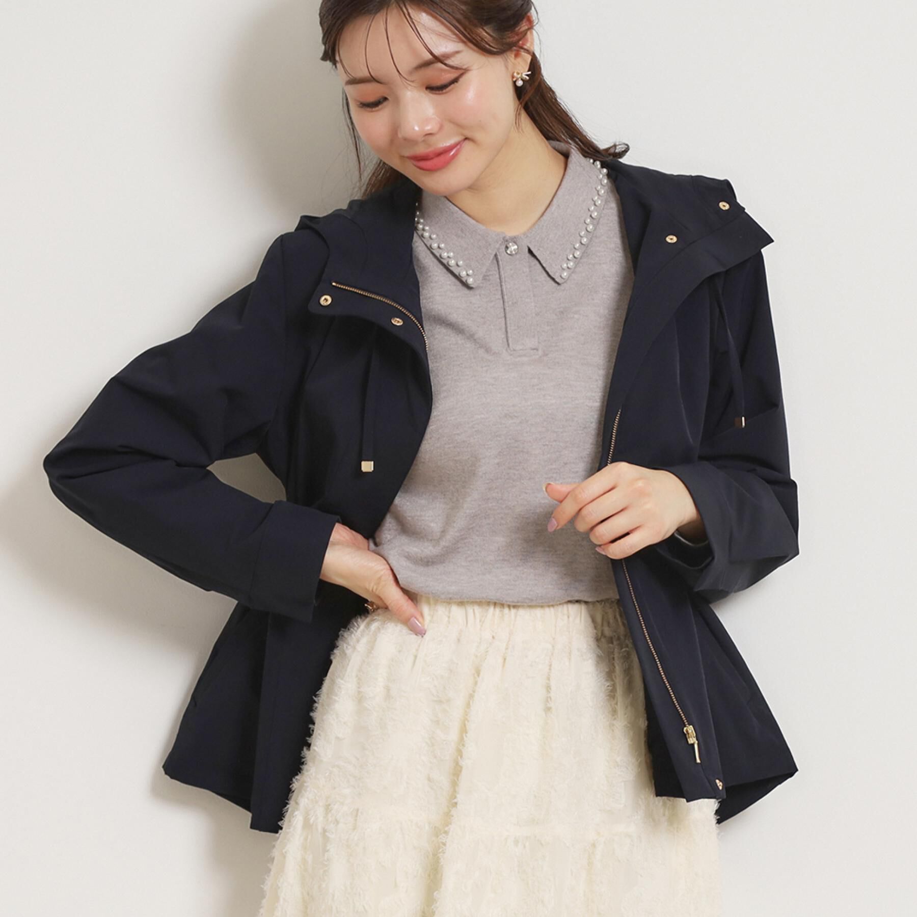 Couture broach「【撥水・洗える】愛されマンパ」|ブルゾン・スタジャン|