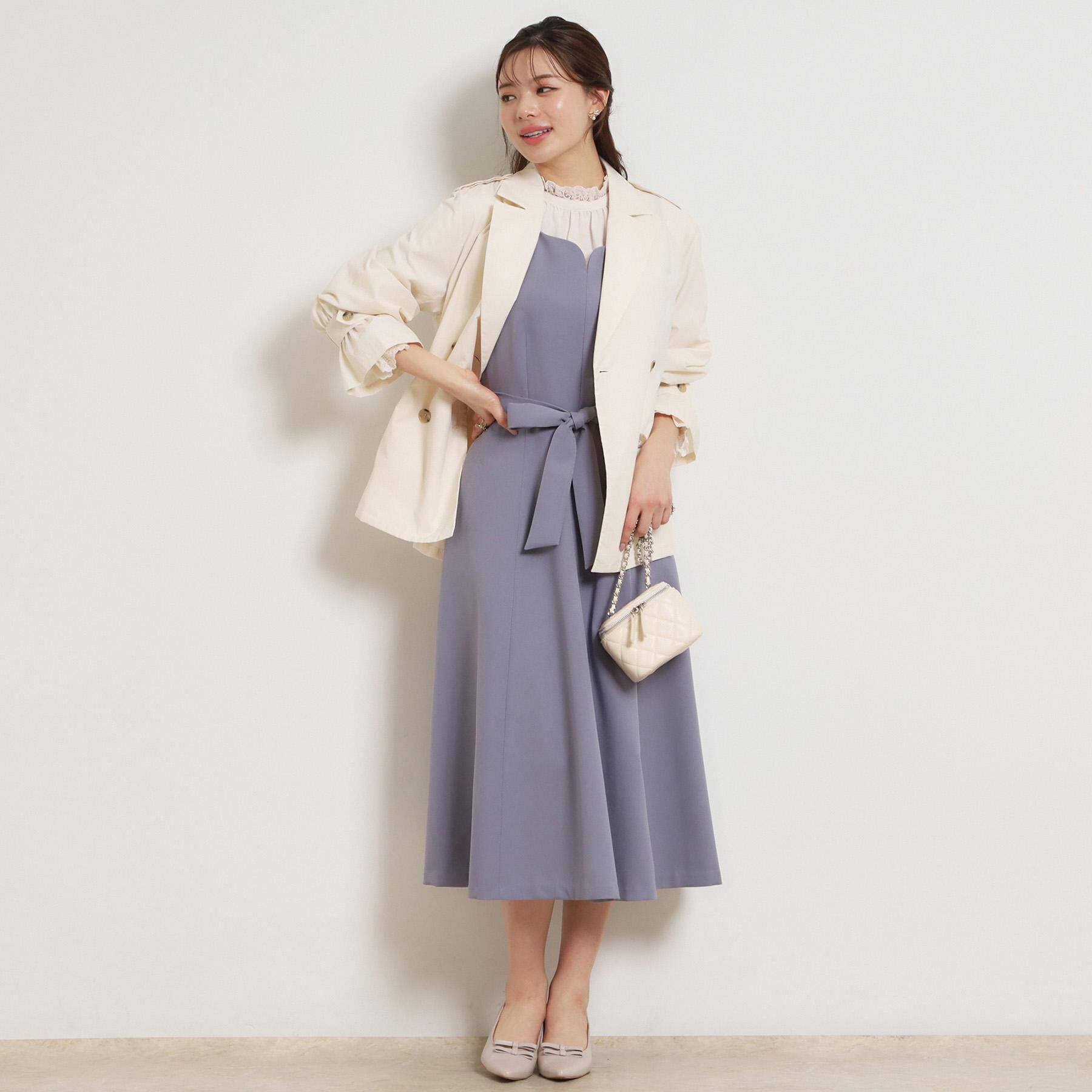 Couture broach「【撥水・洗える】ハーフ トレンチコート」|トレンチコート|