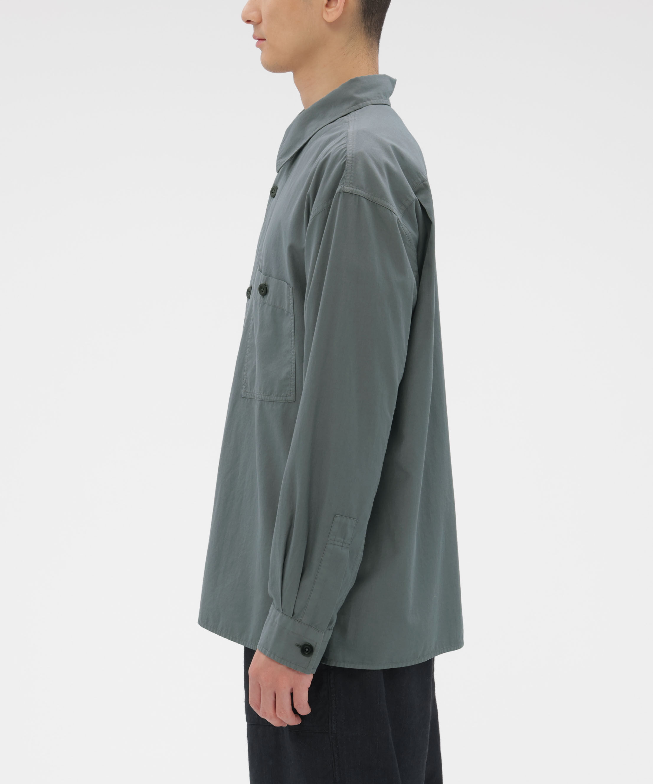 MHL.「GARMENT DYE COTTON SHIRTING SHIRT」|シャツ・ブラウス|