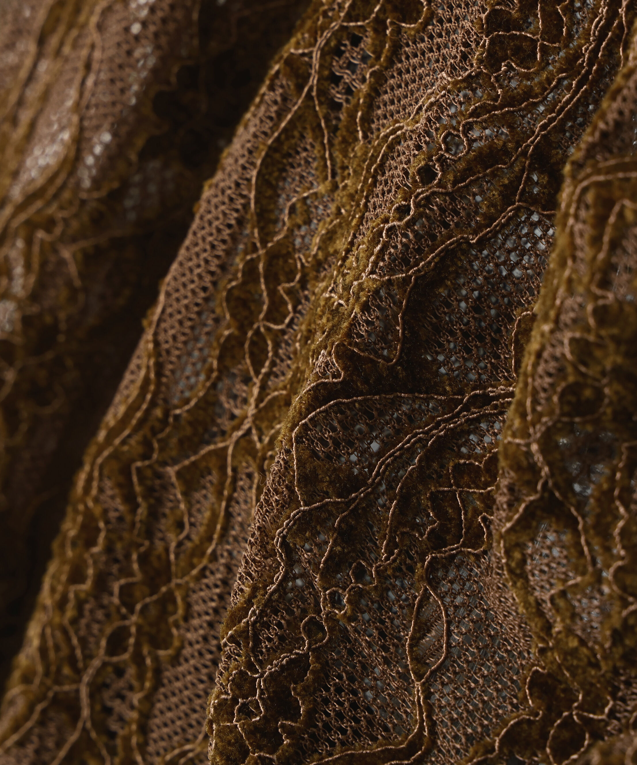  「起毛レースフレアカフストップス」|シャツ・ブラウス|