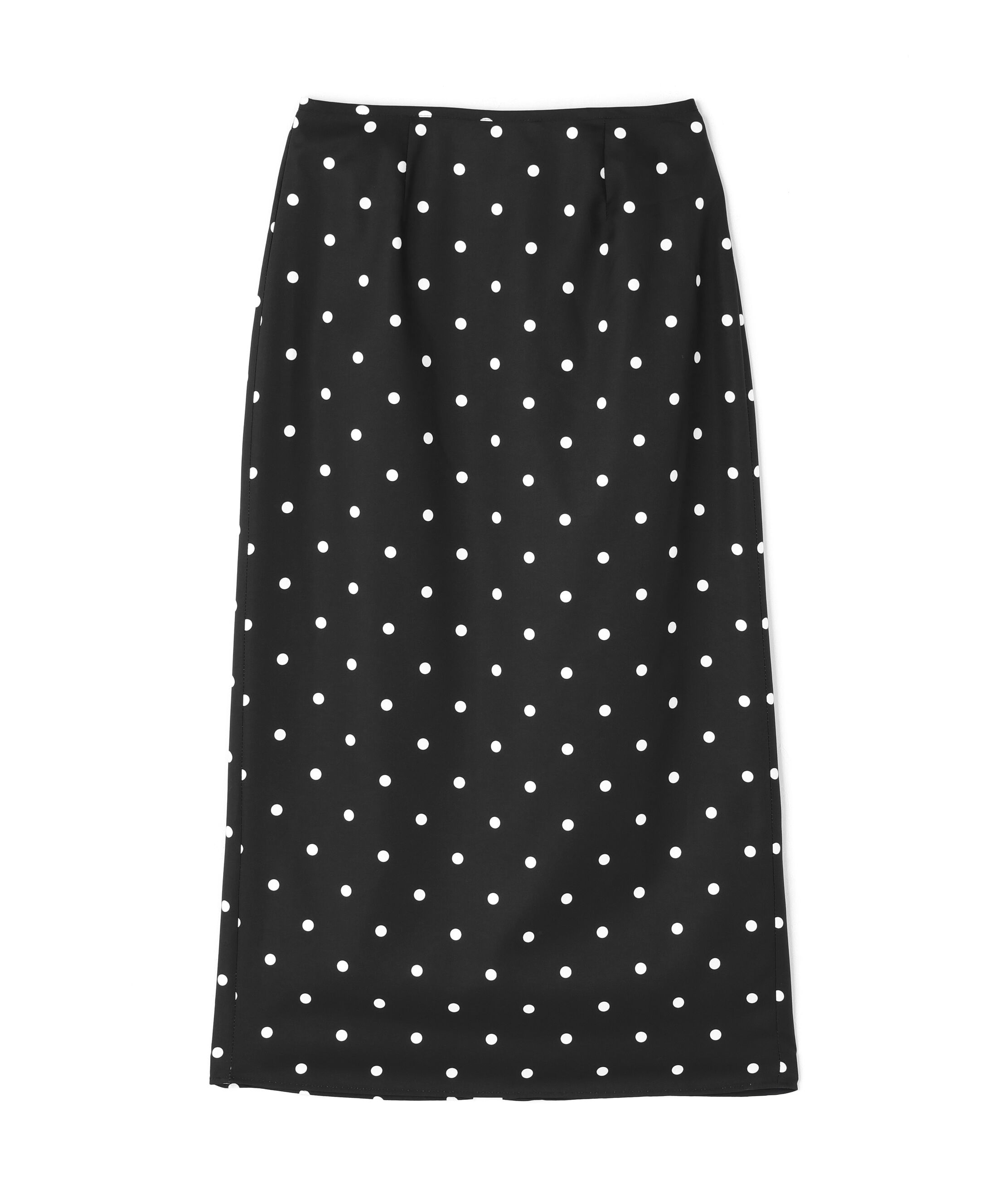  「ドットサテンタイトスカート」|スカート|