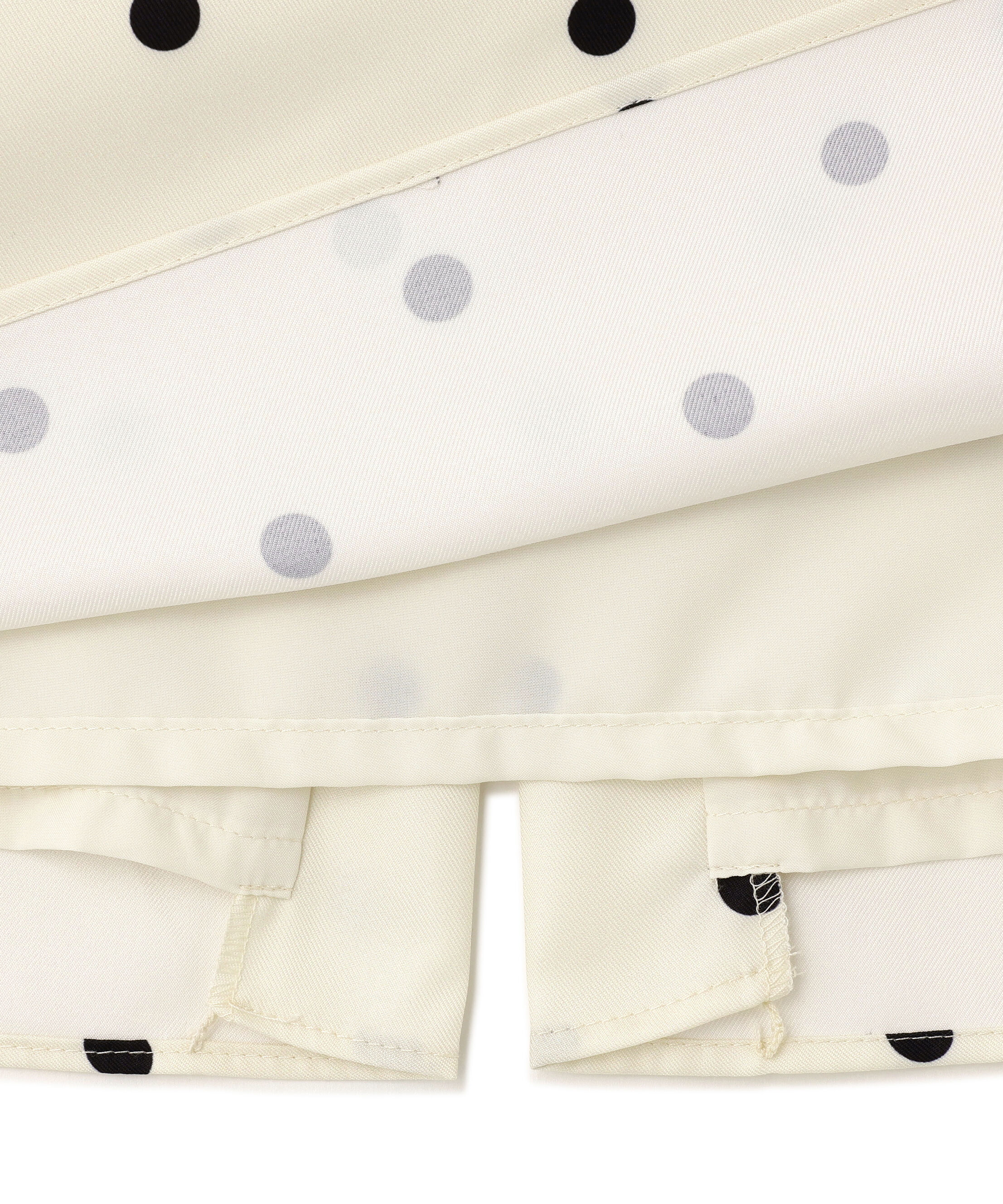  「ドットサテンタイトスカート」|スカート|