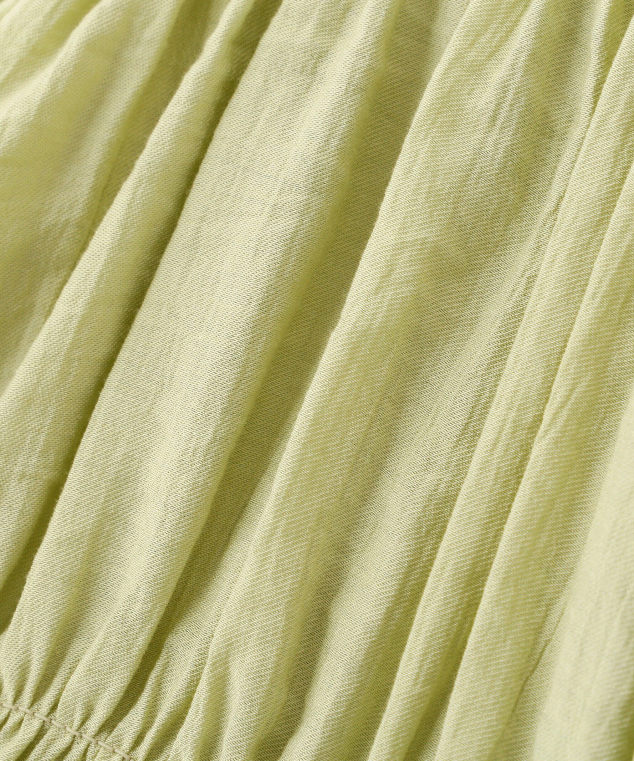  「シアーギャザー前開き短丈ブラウス」|シャツ・ブラウス|