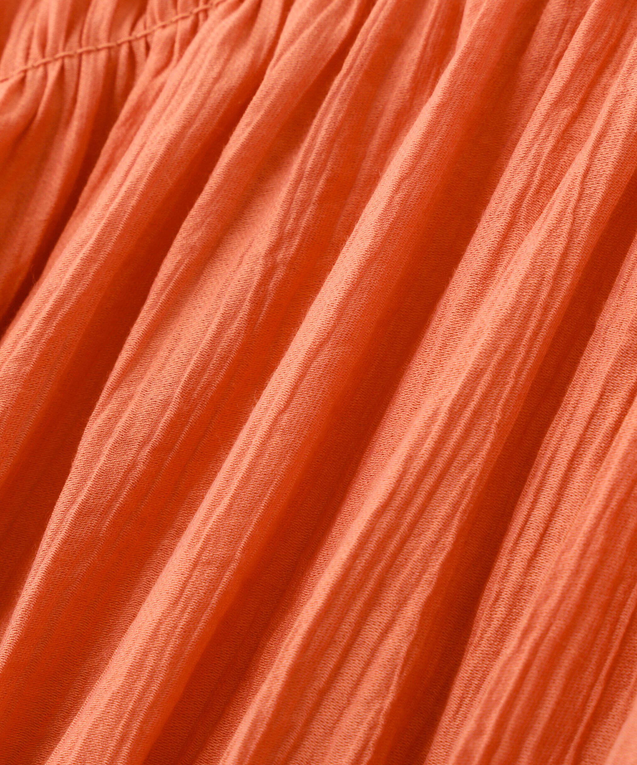  「シアーギャザー前開き短丈ブラウス」|シャツ・ブラウス|