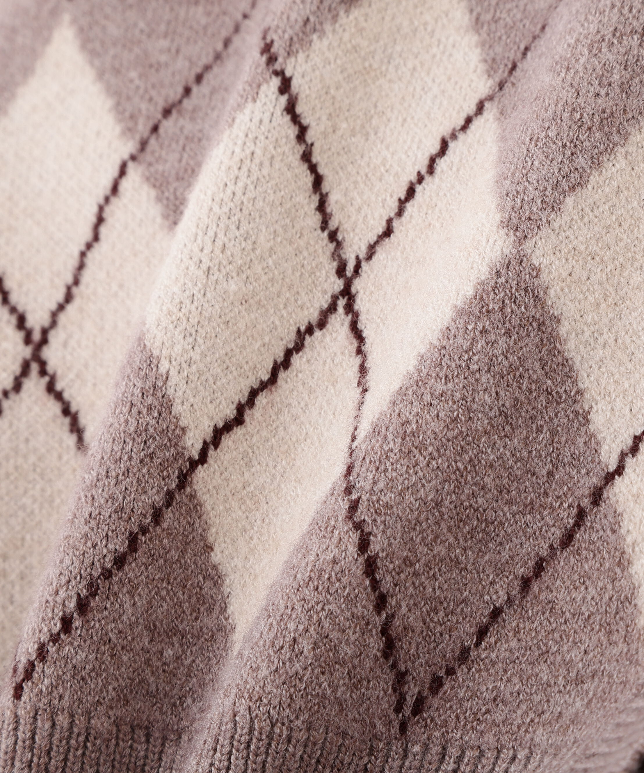  「＜ＢＥＡＲシリーズ＞アーガイルカーディガン」|ニット・セーター|