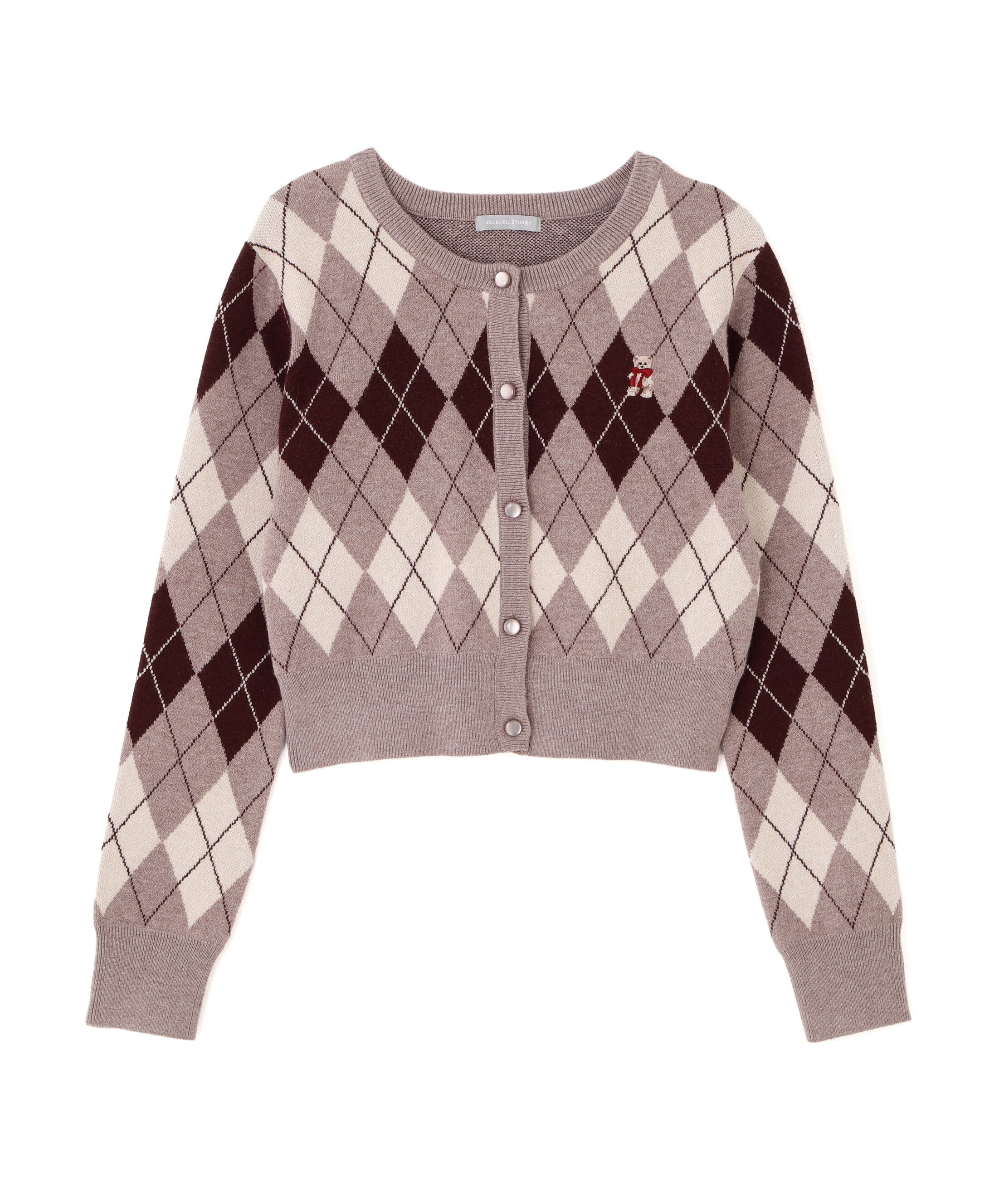  「＜ＢＥＡＲシリーズ＞アーガイルカーディガン」|ニット・セーター|