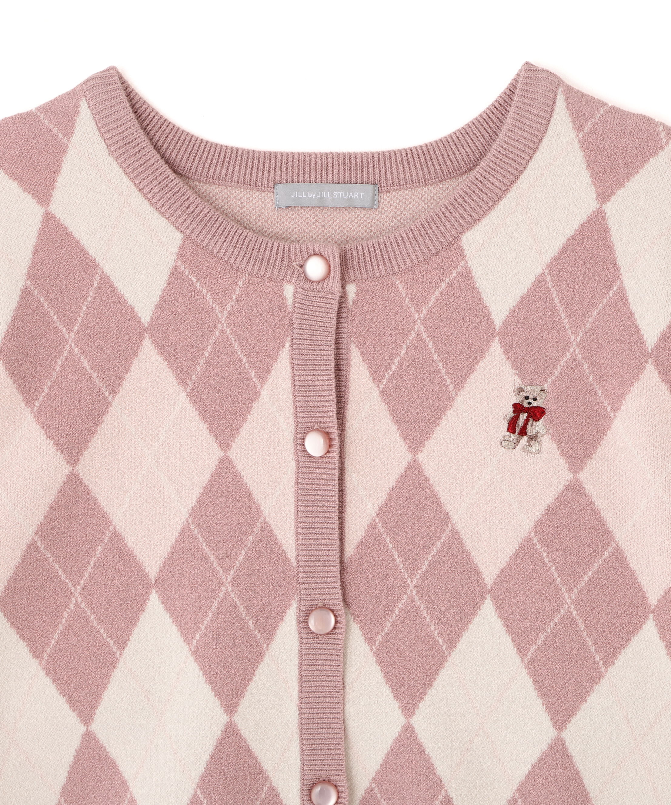  「＜ＢＥＡＲシリーズ＞アーガイルカーディガン」|ニット・セーター|