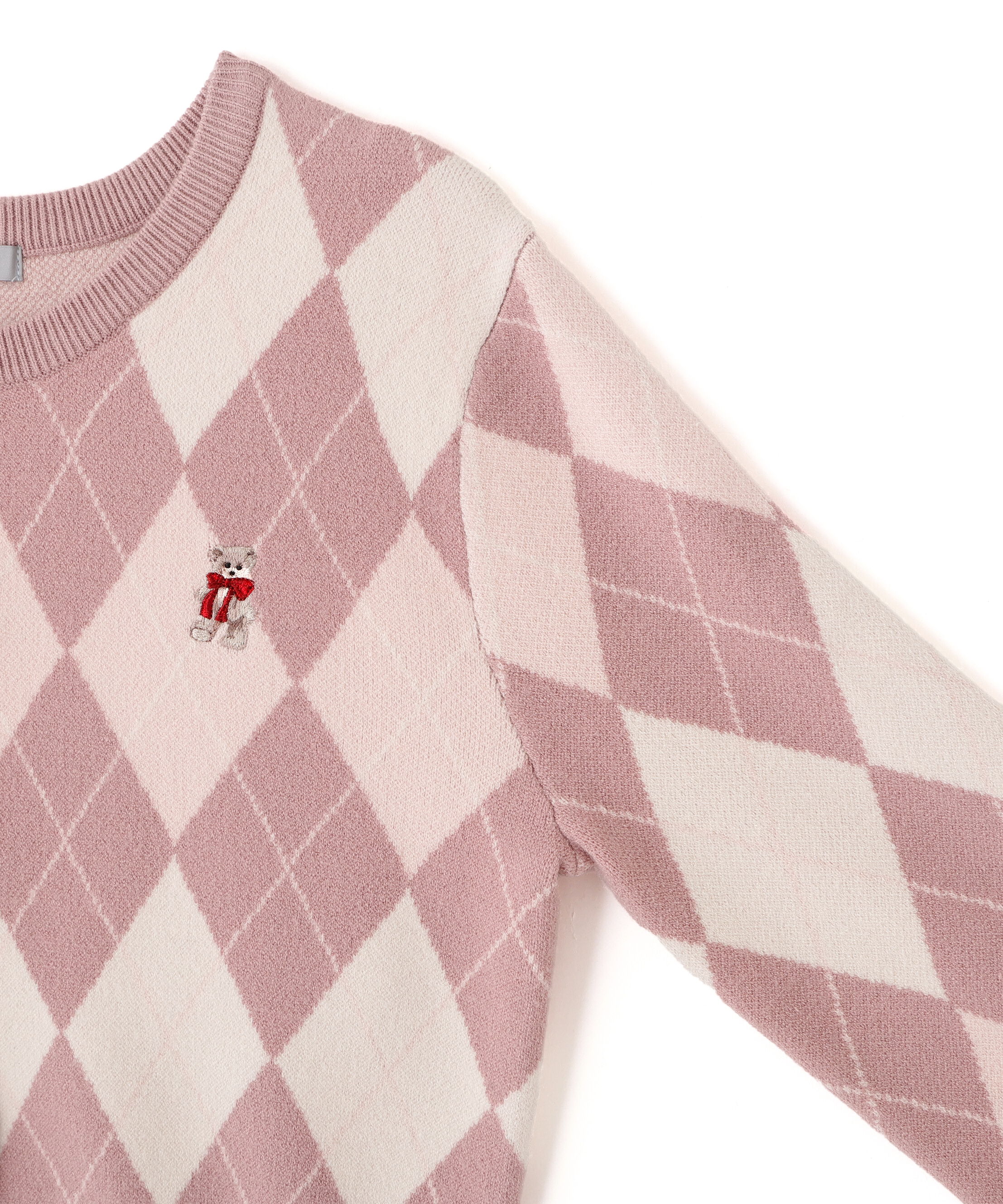  「＜ＢＥＡＲシリーズ＞アーガイルカーディガン」|ニット・セーター|