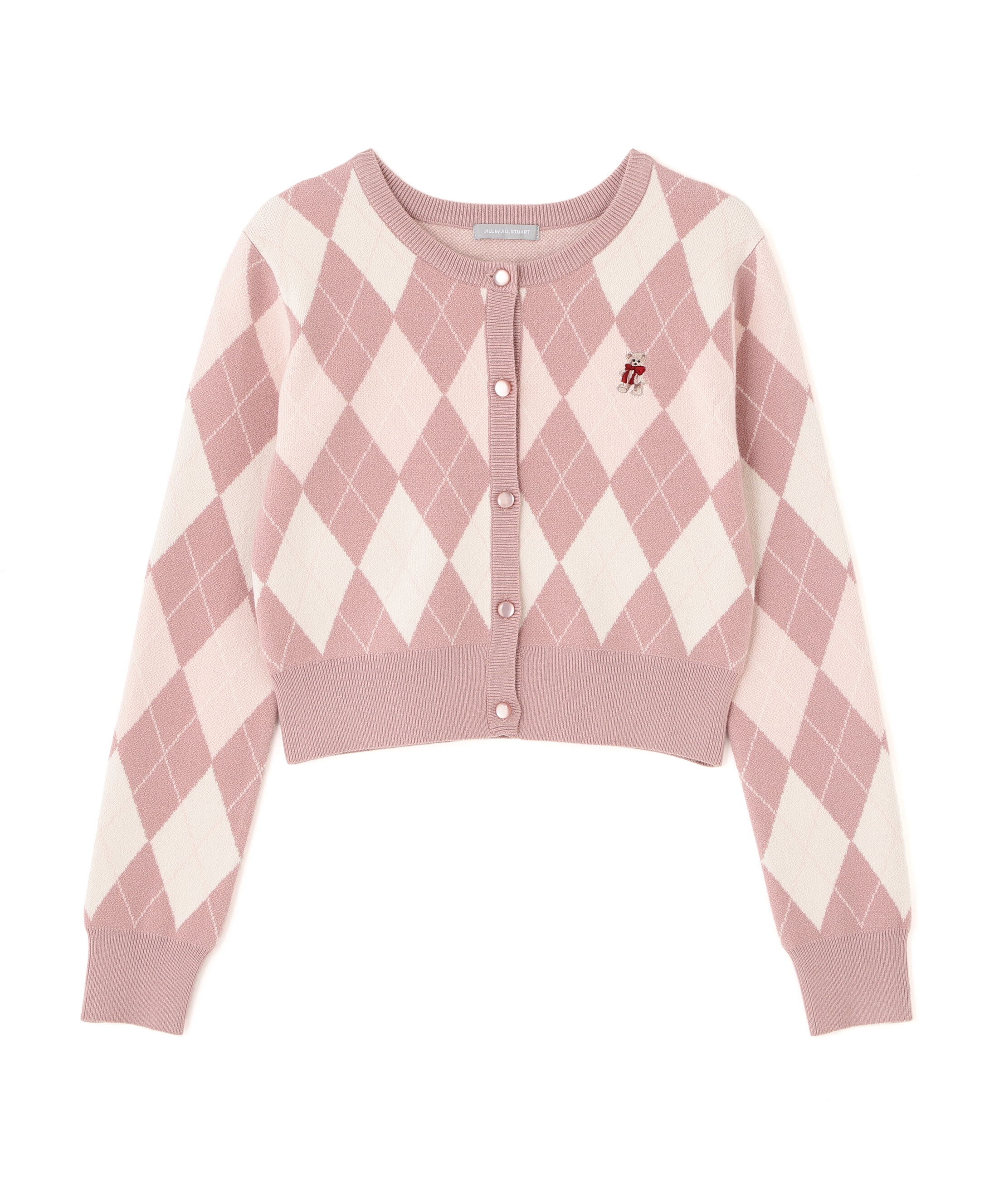  「＜ＢＥＡＲシリーズ＞アーガイルカーディガン」|ニット・セーター|